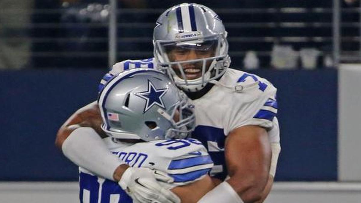 Defensive end Greg Hardy has four sacks, worth celebrating with Tyrone Crawford, who has two, but the Cowboys are 25th in the NFL with 14 through eight games.