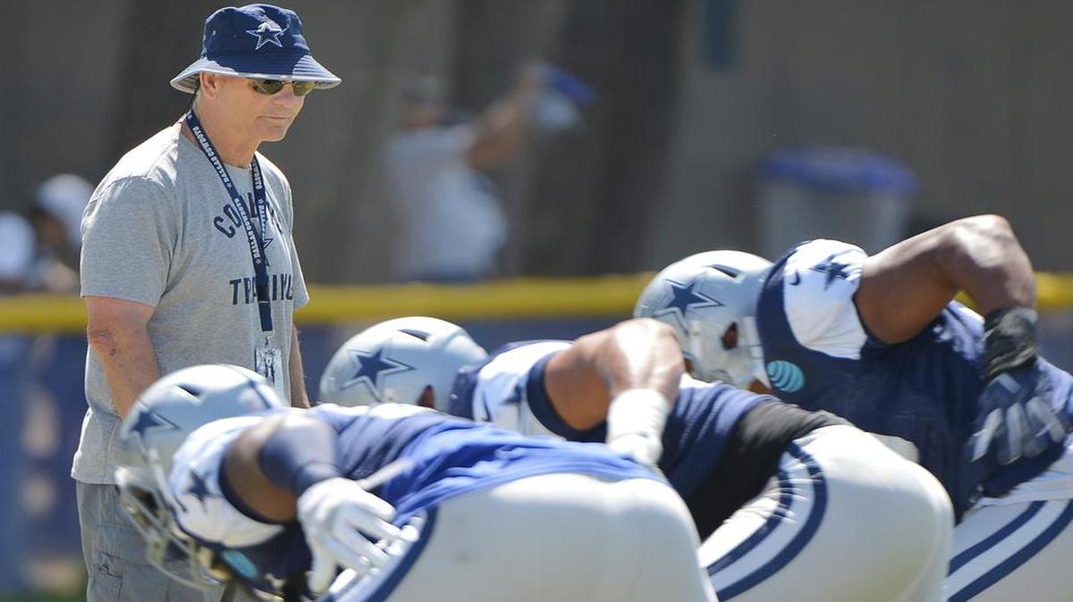 Dallas Cowboys defensive coordinator Rod Marinelli’s coaching style helped attract newly-signed end Ryan Davis.