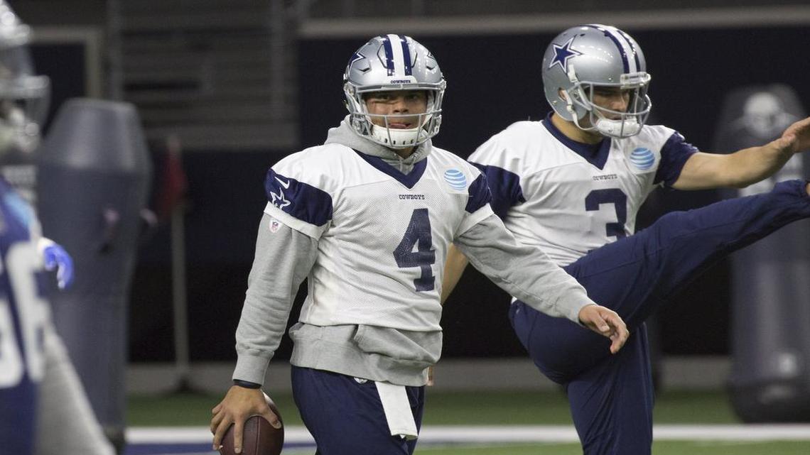 Quarterback Dak Prescott has guided the Dallas Cowboys to the playoffs in his first NFL season.