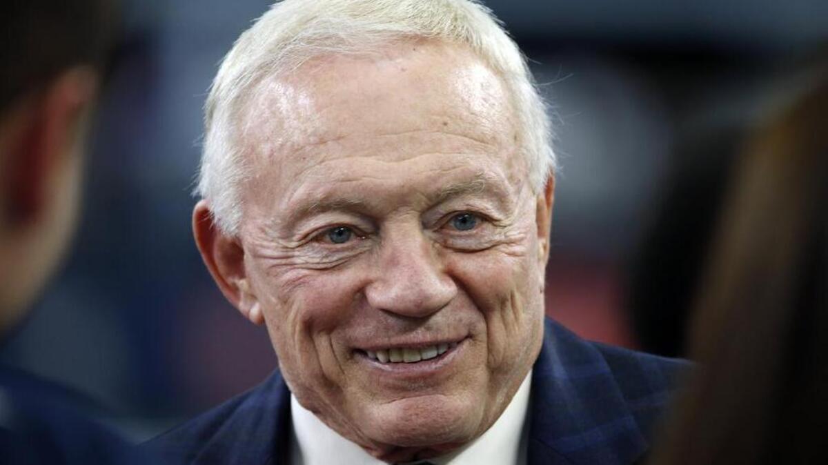 Jerry Jones said he has no aspirations of being NFL commissioner and he will not put curtains in AT&T Stadium to block out the sun.