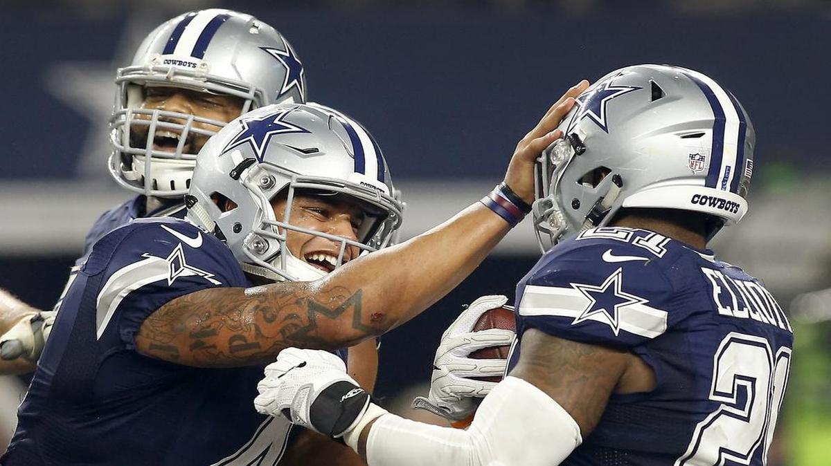 Dallas Cowboys quarterback Dak Prescott and running back Ezekiel Elliott were again major players in the team’s success. The Cowboys are 10-1 after beating Washington 31-26 Thursday.
