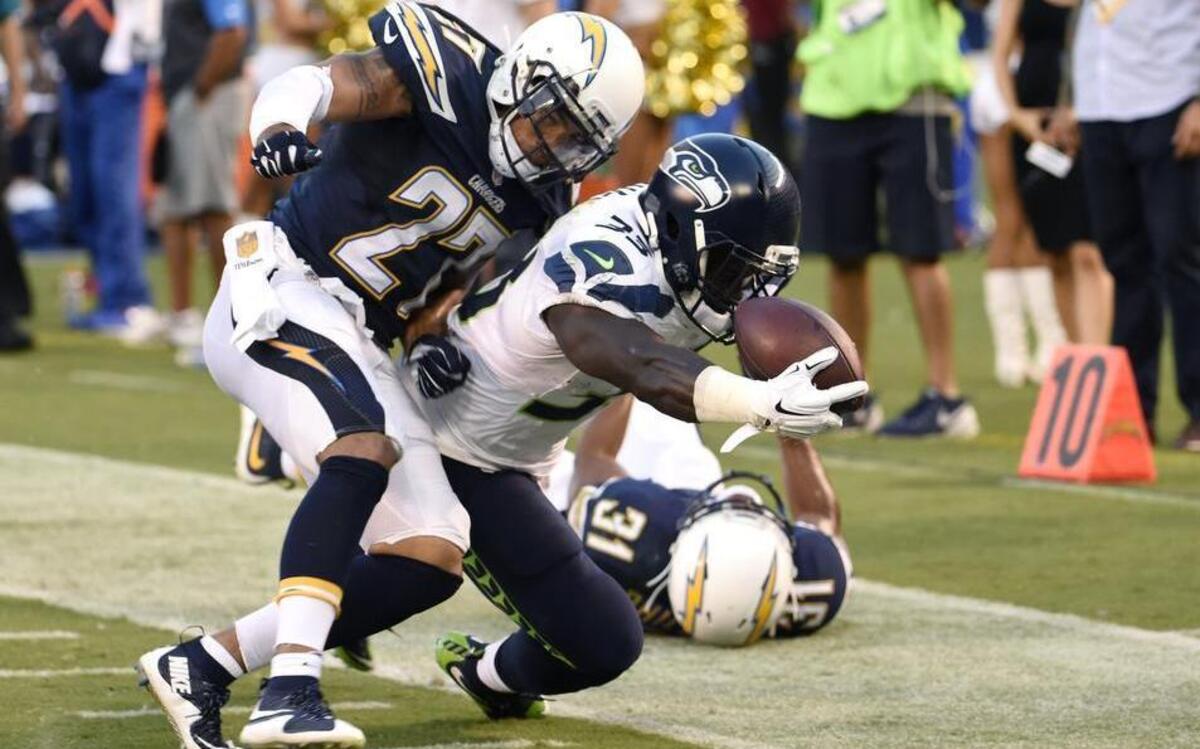 
Christine Michael had only 52 carries for 254 yards in his two seasons with the Seahawks.

