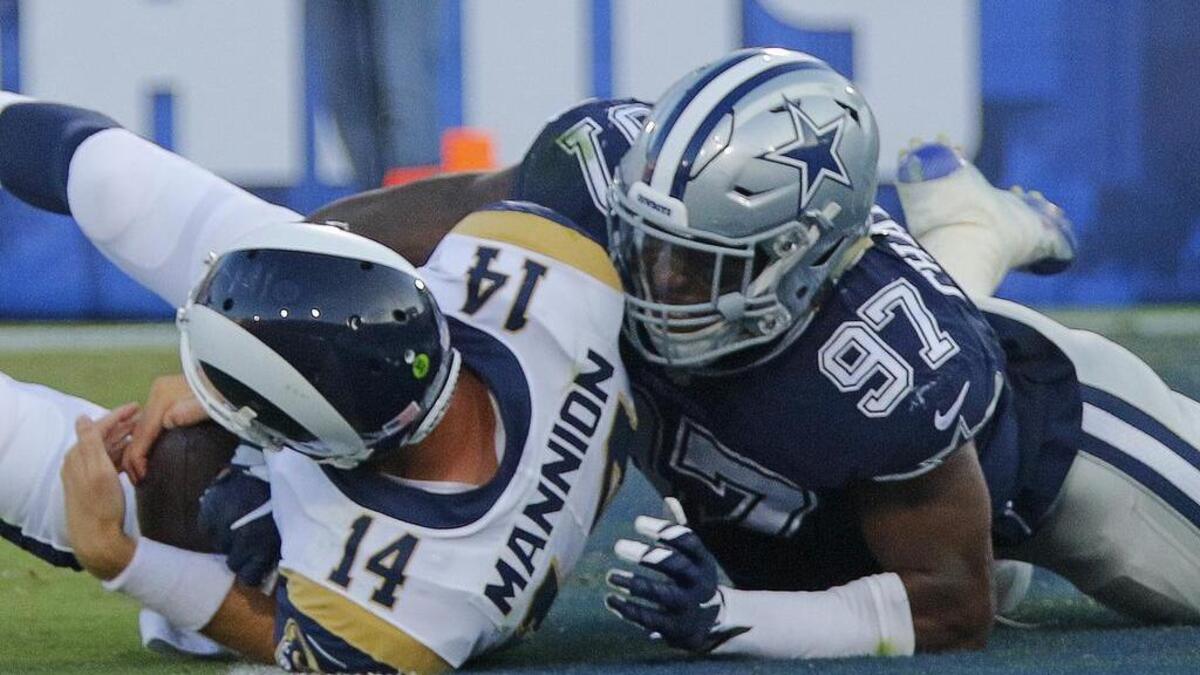 Dallas Cowboys rookie defensive end Taco Charlton is eager to make an impact. He’s getting some tips from Hall of Famer Charles Haley.