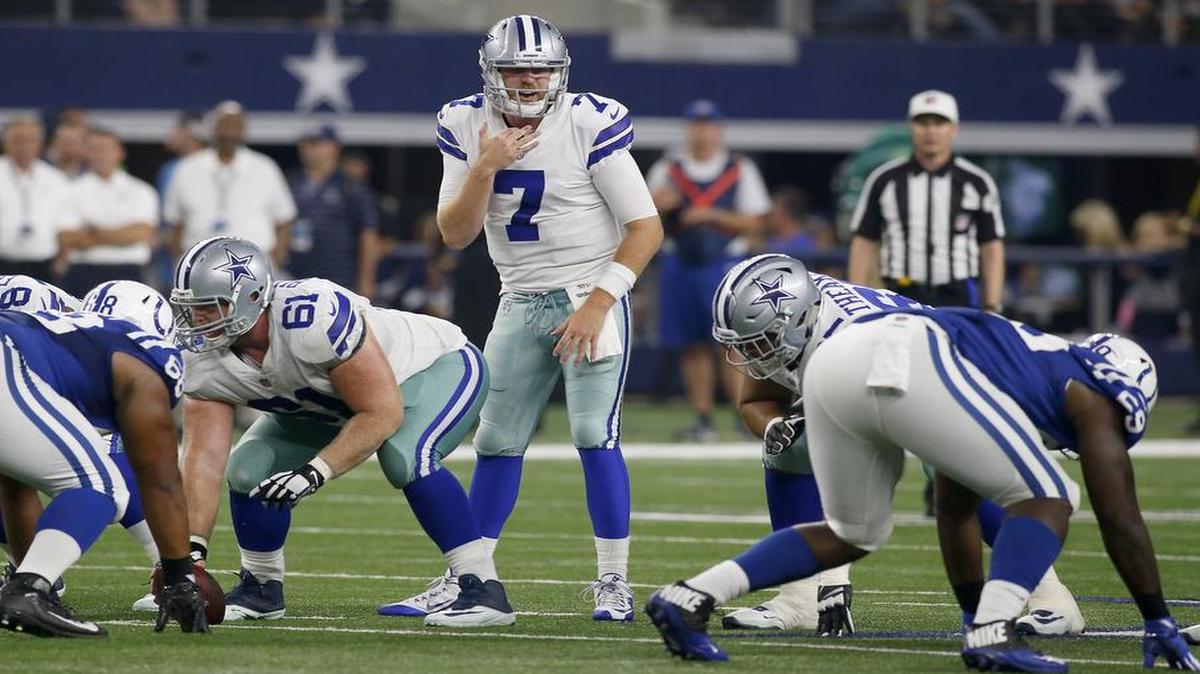 Undrafted rookie quarterback Cooper Rush has completed 26 of 38 passes for 283 yards and four touchdowns this preseason.