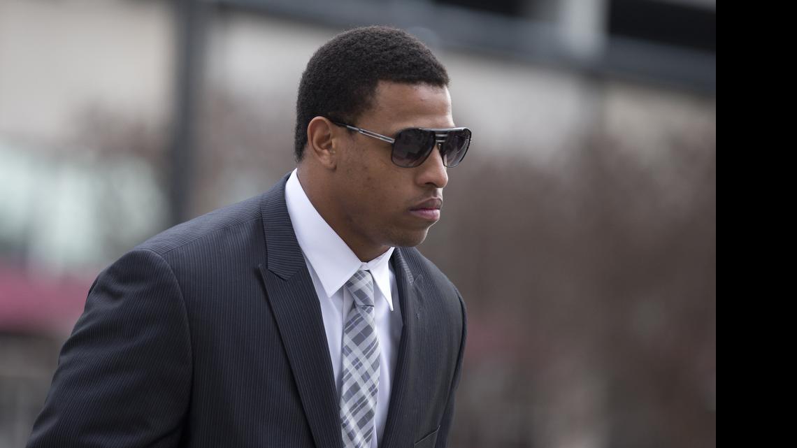 
Greg Hardy has been suspended 10 games by the NFL, although he has appealed the lengthy suspension. (AP Photo/Chris Keane, File)
