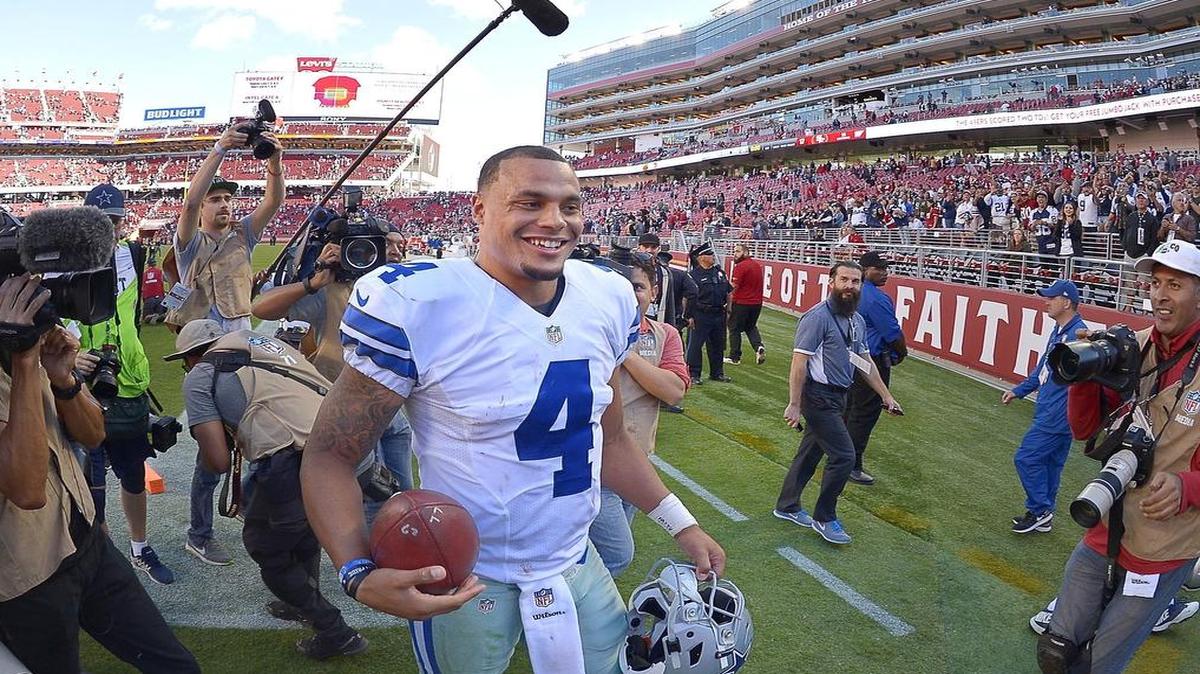 Rookie quarterback Dak Prescott has led the Dallas Cowboys to a 3-1 record.