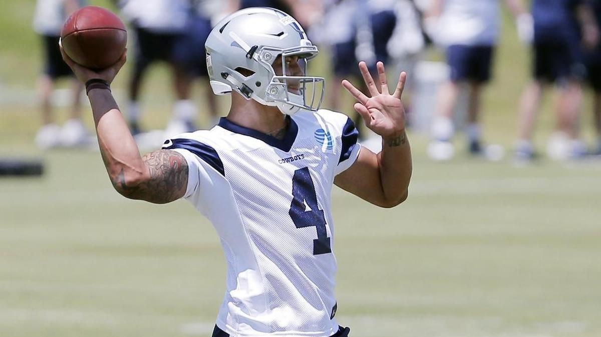 The Cowboys signed Dak Prescott on Tuesday.