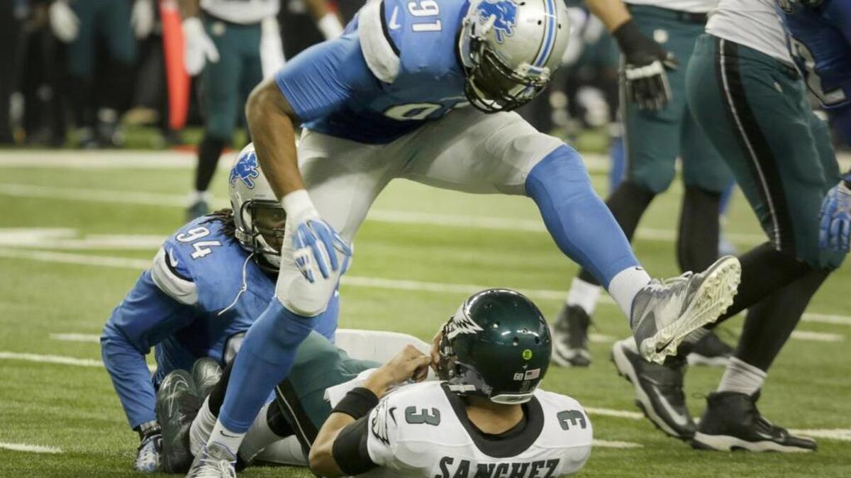 Free agent Jason Jones can be an overpowering defender at times. He’s taking a visit to Dallas.