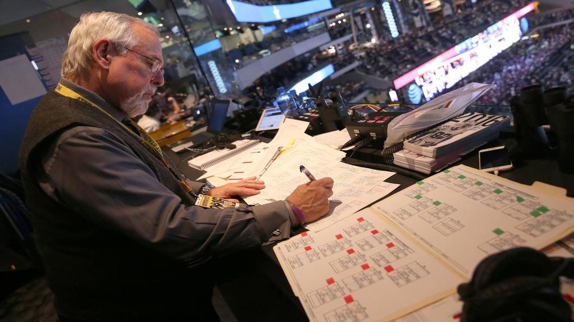 There’s a lot of preparation done by Brad Sham before he calls a Dallas Cowboys game.