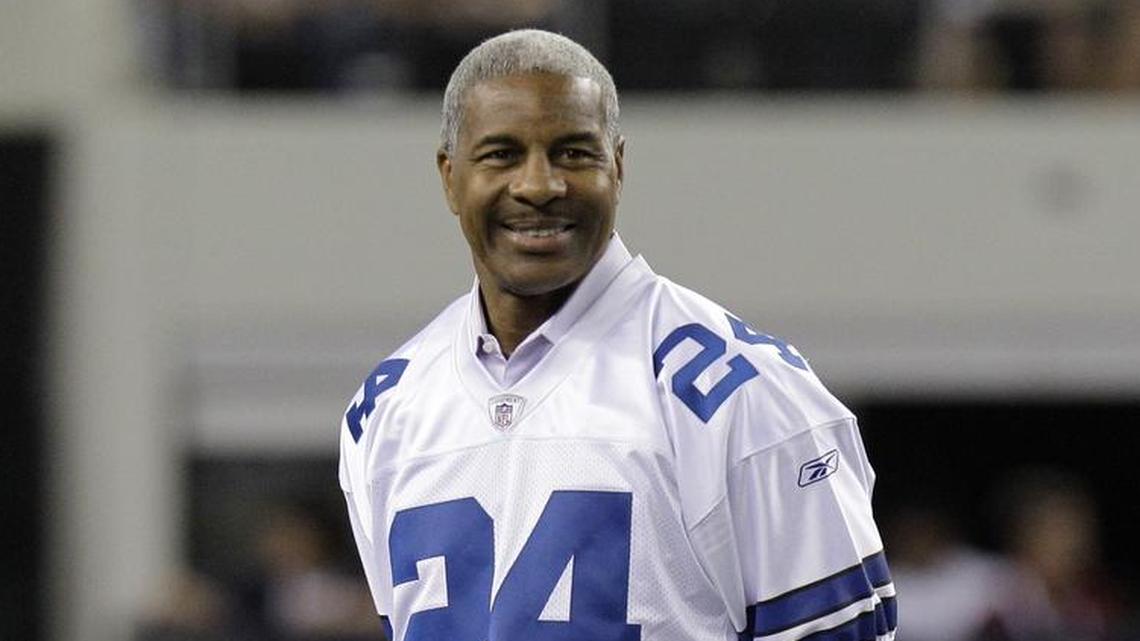 Former Dallas Cowboys player Everson Walls (24) before a preseason NFL football game against the Miami Dolphins, Thursday, Sept. 2, 2010, in Arlington.