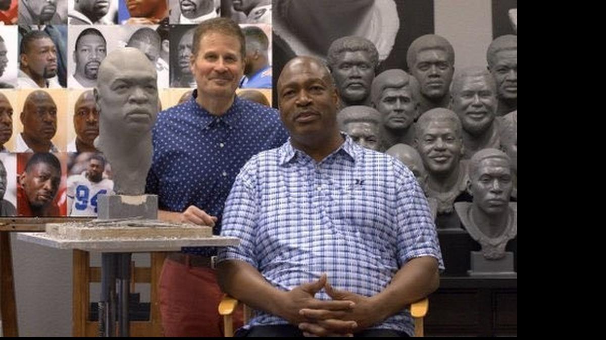 
Former Dallas Cowboys great Charles Haley will be inducted into the Pro Football Hall of Fame on Aug. 8. Bust sculptor Scott Myers will also make the trip to Canton, Ohio.
