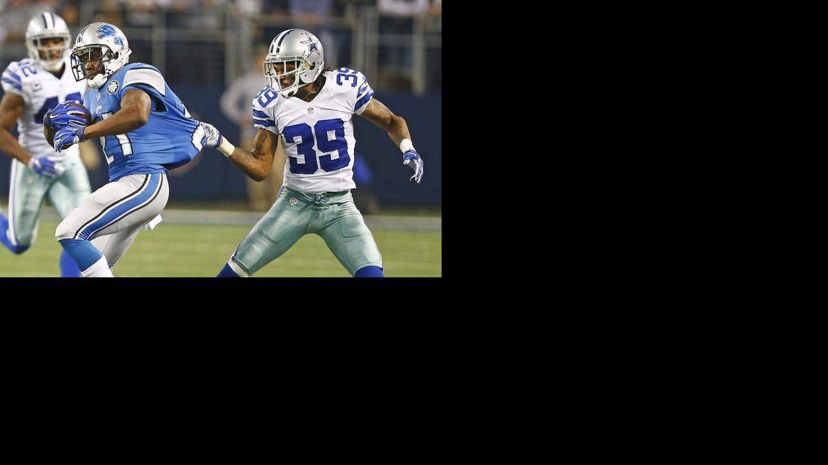 
Cowboys cornerback Brandon Carr has a cap number of about $12 million next year after not recording an interception in 2014.



