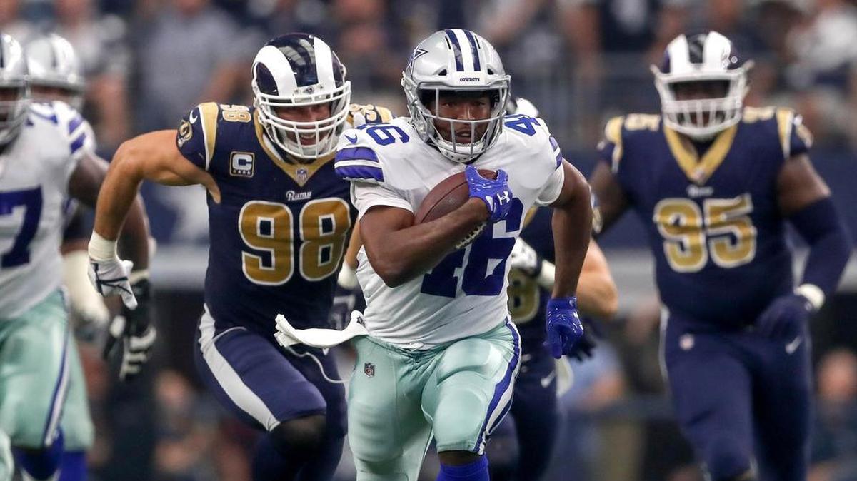 Dallas Cowboys backup running back Alfred Morris has 14 carries for 116 yards this season in limited playing time.