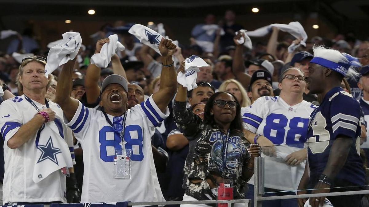 The Dallas Cowboys have drawn 90,000-plus fans for every home game this season.
