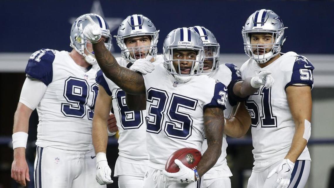 Kavon Frazier, celebrating with Cowboys teammates after downing a punt at the 1-yard line against the Redskins, proved his physical ability with six tackles Thursday in limited playing time.