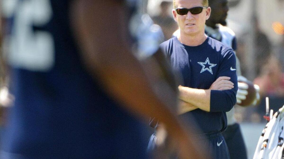 
Jason Garrett was pleased with how Cowboys training camp went this year. (Star-Telegram/Max Faulkner)

