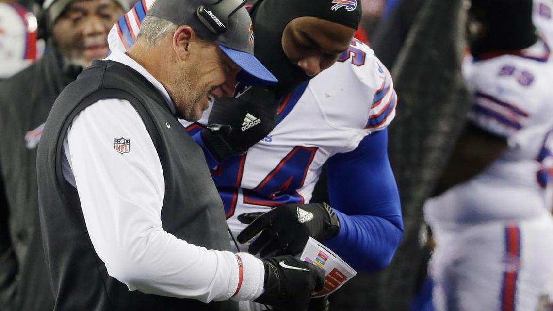 Bills defensive end Mario Williams has hardly thrived under Rex Ryan, with four sacks and 13 tackles this season.