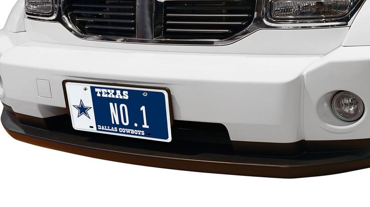 The Dallas Cowboys specialty license plate was the No. 1 seller among pro sports in Texas during the first half of the year.