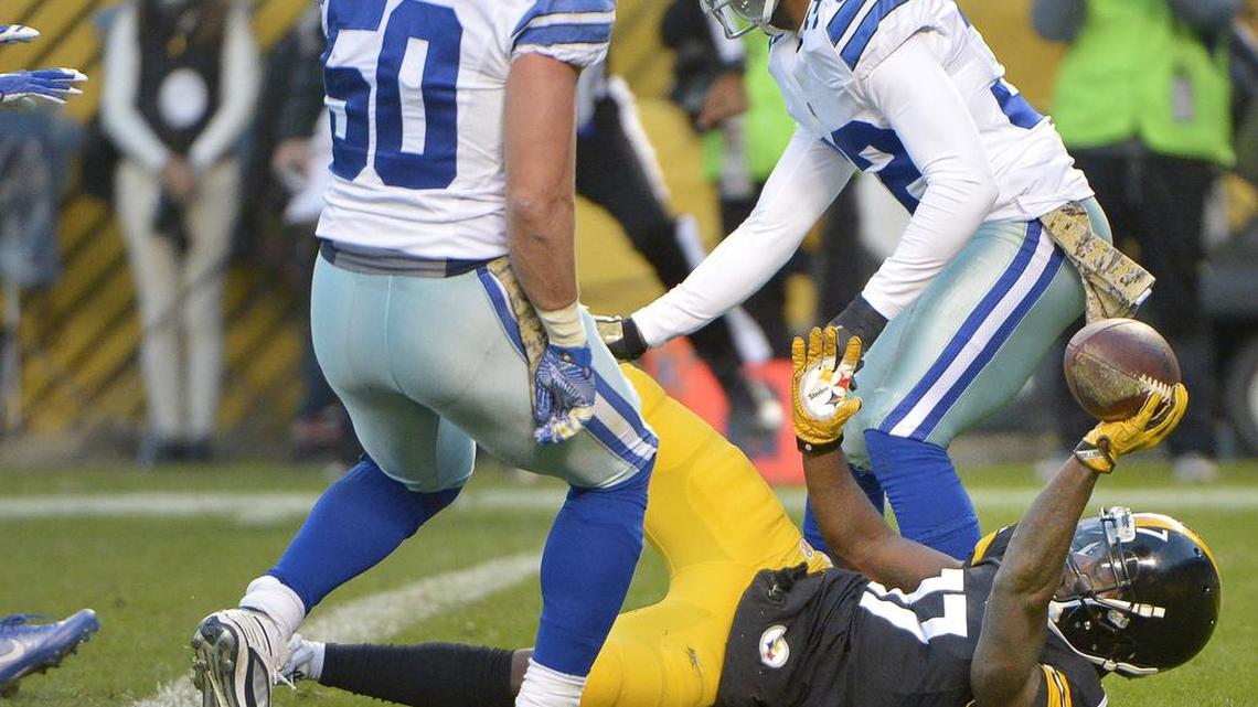 The Steelers went for 2 points after all four of their touchdowns, misfiring on all four.