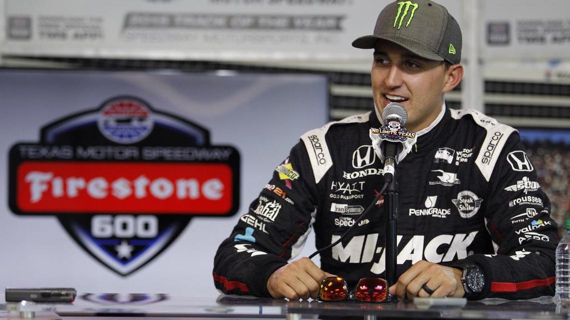 IndyCar driver Graham Rahal is a big-time Ezekiel Elliott fan.