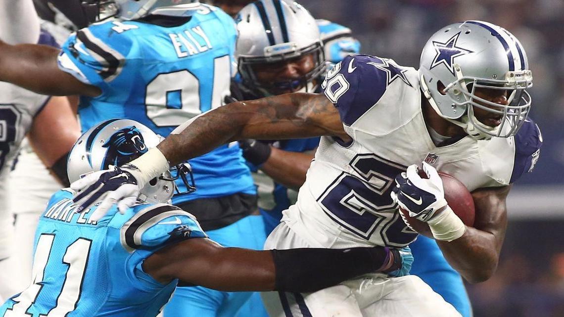 Cowboys running back Darren McFadden was held to 11 yards on 10 carries.