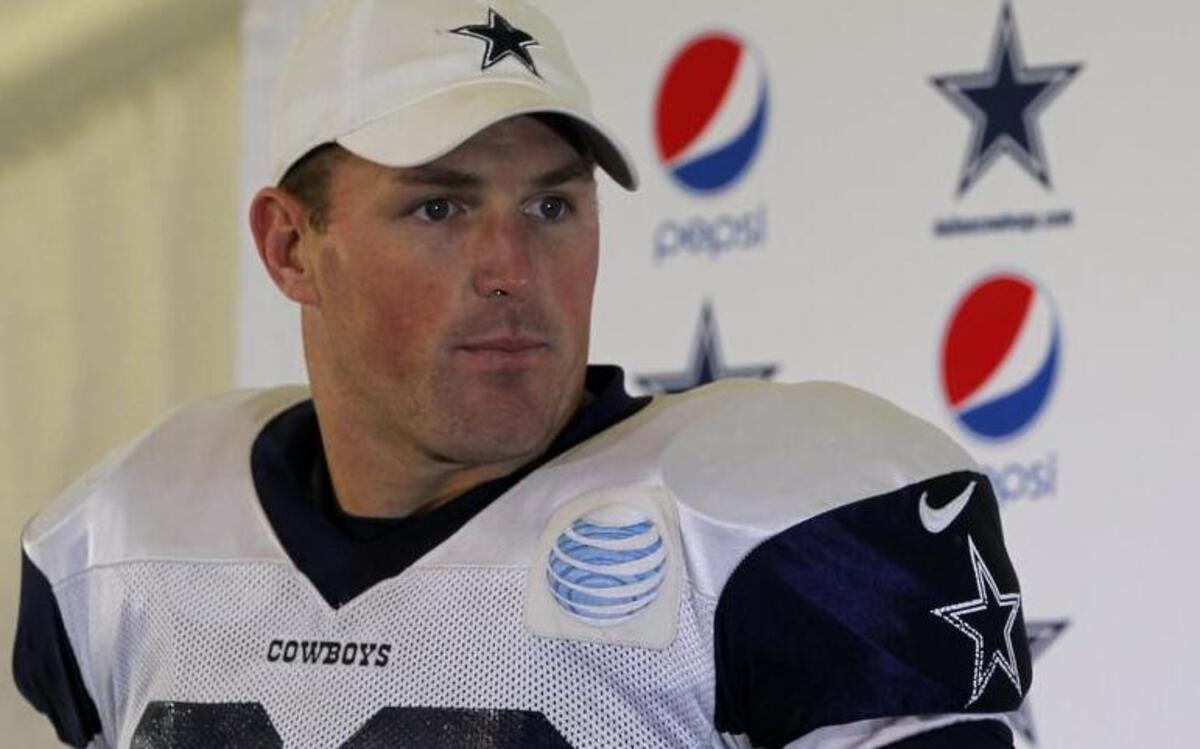 
Jason Witten has been outspoken in his support against domestic violence, but is ready to embrace new teammate Greg Hardy. (Star-Telegram/Rodger Mallison)
