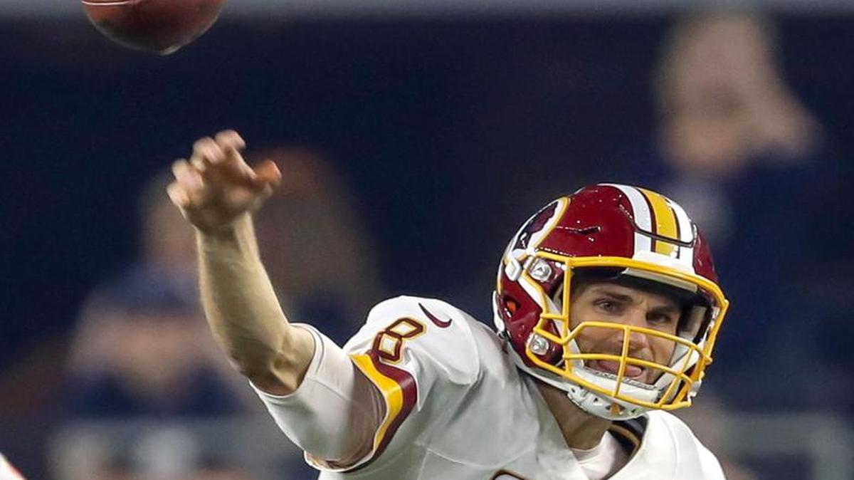 Washington Redskins quarterback Kirk Cousins passed for 449 yards and three touchdowns to finish with a 120.7 passer rating in a 31-26 loss against Dallas at AT&T Stadium.