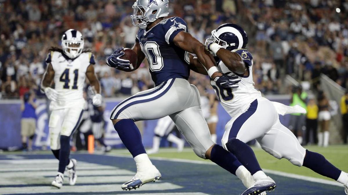 Rico Gathers scored his second TD in as many preseason games Saturday.