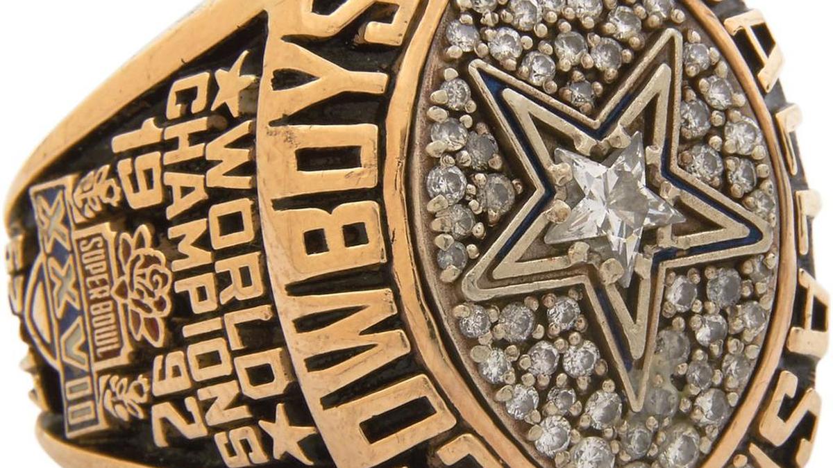 Tony Casillas’ 1992 Dallas Cowboys Super Bowl ring is being offered as part of Lelands.com 2017 Winter Auction.
