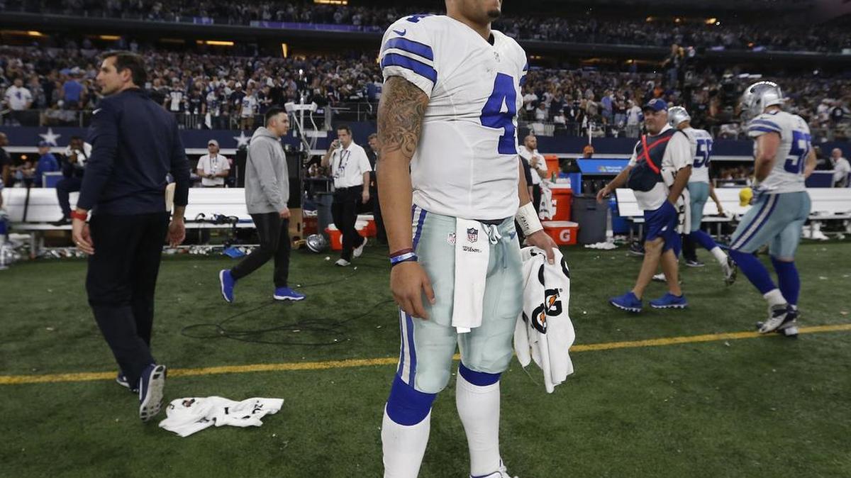 Cowboys quarterback Dak Prescott went 13-3 his rookie season, while Peyton Manning was only 3-13.