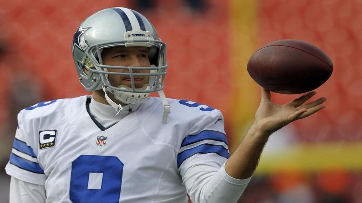 Dallas Cowboys quarterback Tony Romo (9) warms up before the game as the Dallas Cowboys play the Washington Redskins, at FedEx Field in Landover, Maryland, Sunday, December 28, 2014. Romo seems to hold a lot of options on his future.