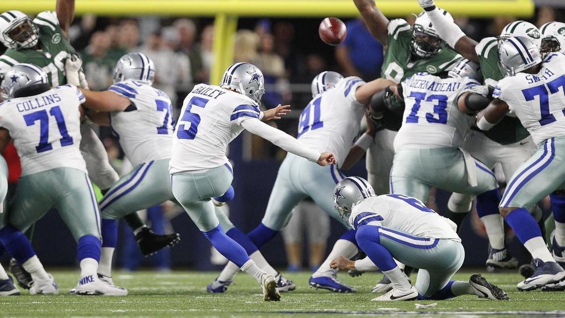 Dallas Cowboys kicker Dan Bailey will be playing in his first Pro Bowl on Sunday.