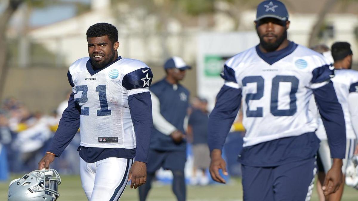Dallas Cowboys running back Darren McFadden will not be on the field for the first six weeks of the season because he’s on the non-football injury list with an elbow injury. Ezekiel Elliott will be the opening day starter on Sunday.