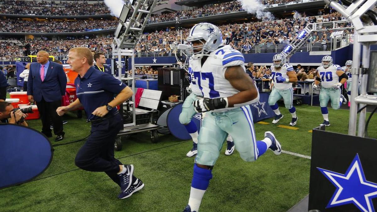 Dallas offensive tackle Tyron Smith has done a good job of protecting rookie quarterback Dak Prescott.