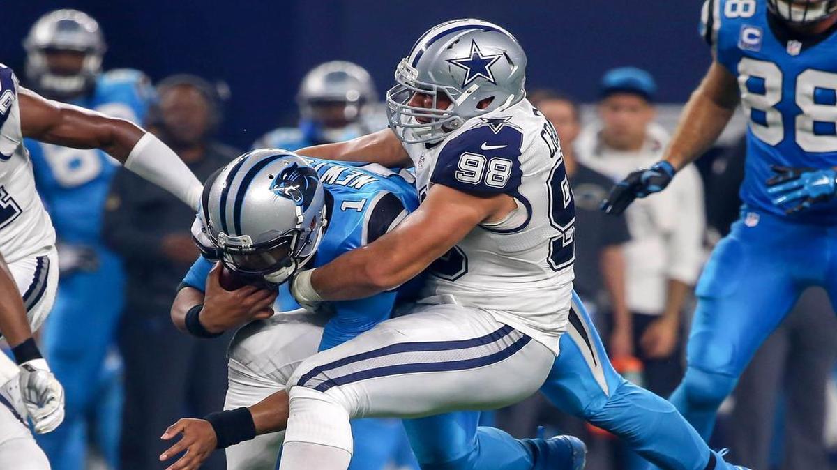 Tyrone Crawford has started the past 28 games at defensive tackle, but because of the suspensions of Randy Gregory and DeMarcus Lawrence, might be forced to play some defensive end at the start of next season for the Dallas Cowboys.