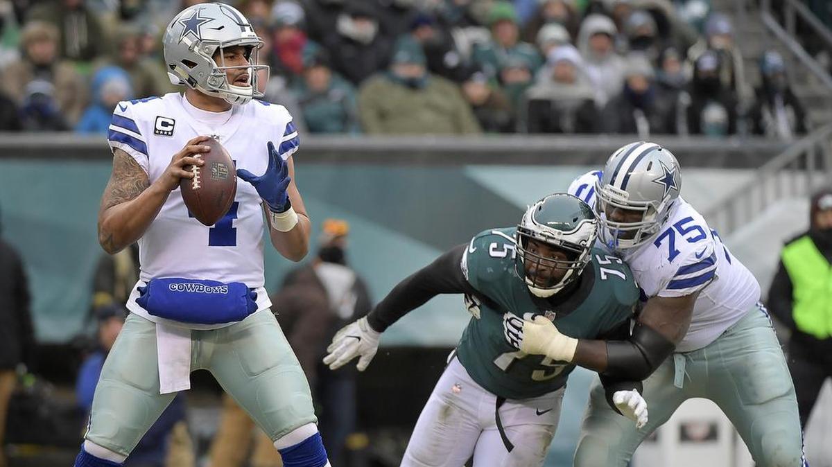 Dallas Cowboys quarterback Dak Prescott threw 22 touchdowns this season.