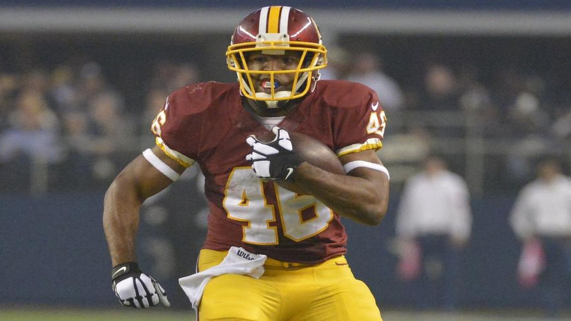 Former Washington Redskins running back Alfred Morris was at Valley Ranch on Monday while the Cowboys’ brain trust was at the owners’ meetings in Florida.
