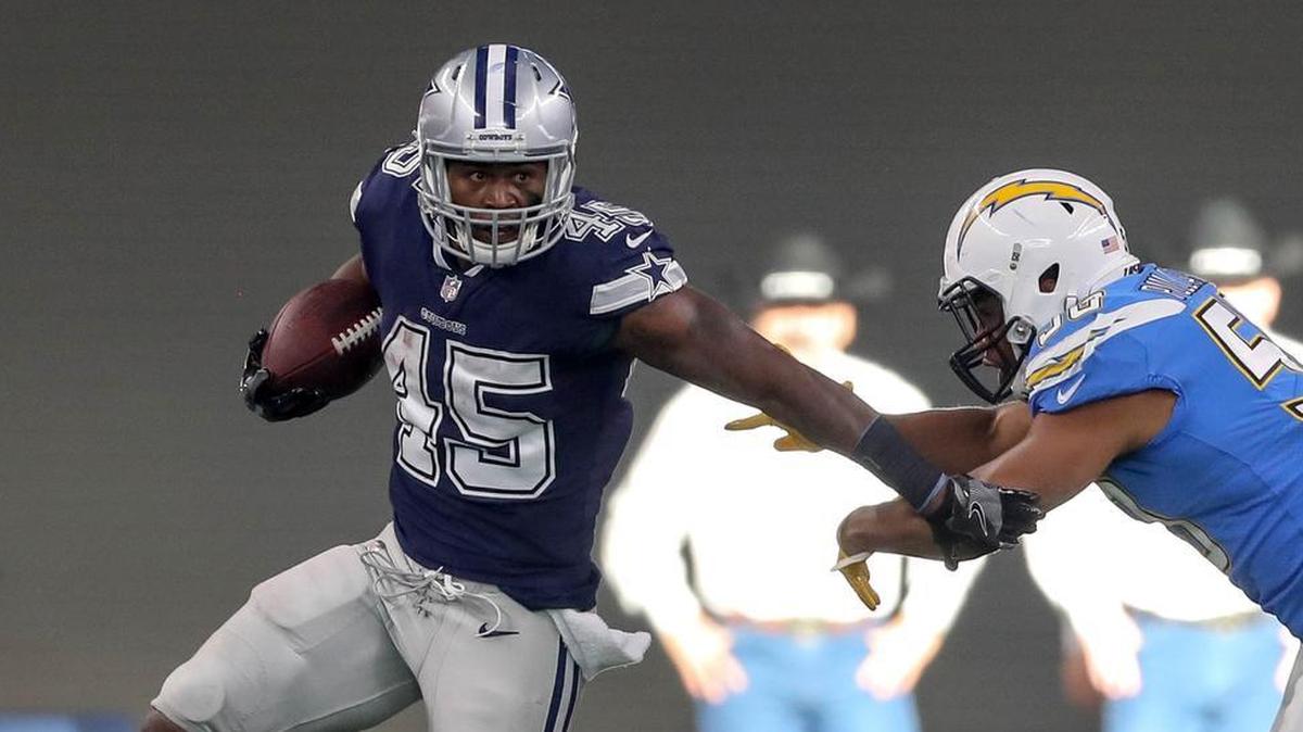Rod Smith had a team-high 41 rushing yards for the Cowboys on Thursday.