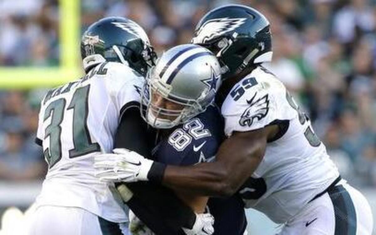 
Jason Witten has missed one game in his career, that came in his rookie season of 2003 when he had a broken jaw.
