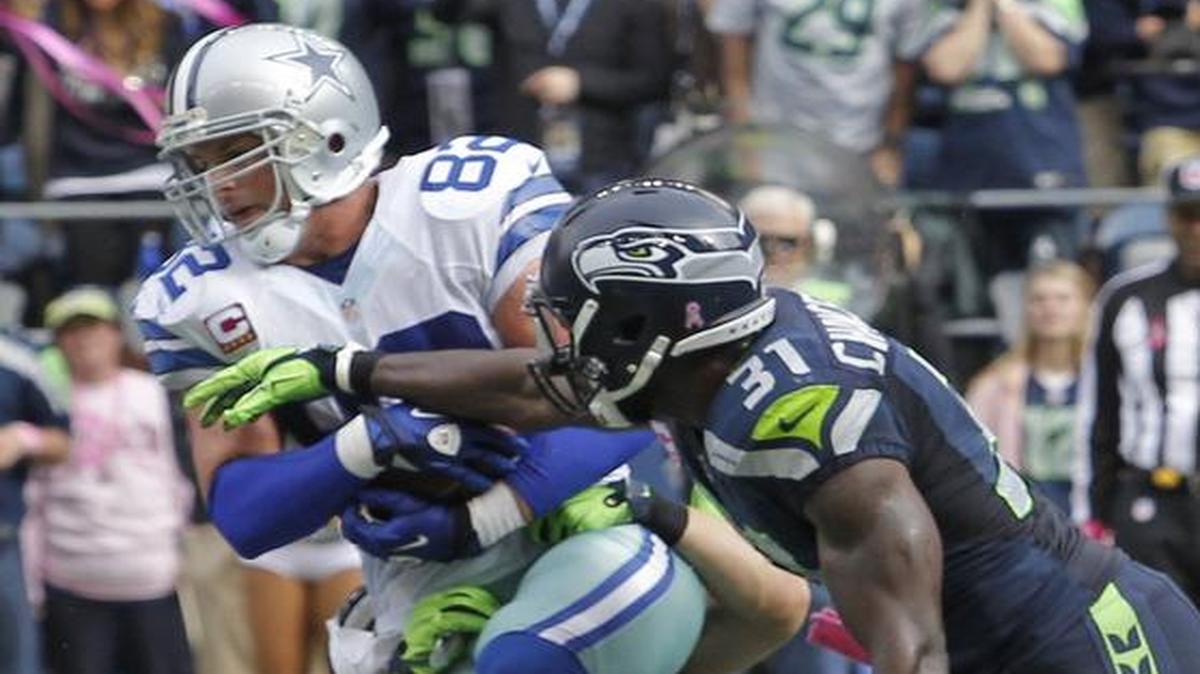 Jason Witten might find some holes in the Seahawks’ secondary, as he did in scoring a touchdown last season against Kam Chancellor.