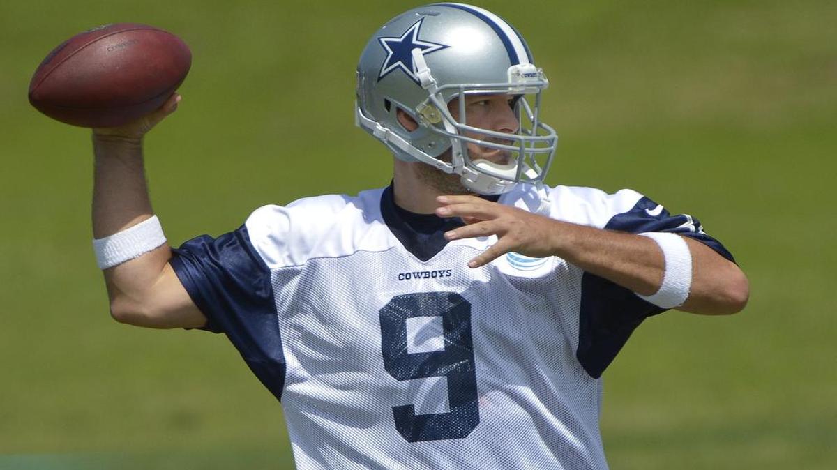 
Tony Romo was heading the inaugural National Fantasy Football Covention from July 10-12 in Las Vegas. The convention for fans, seen as a promotion for the NFL, was scrapped by the league because it was being held at a casino-owner property, reports said. 
