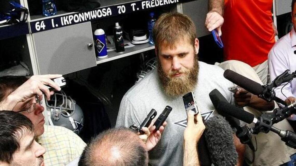 Cowboys center Travis Frederick using NFL platform to ‘block out hunger’