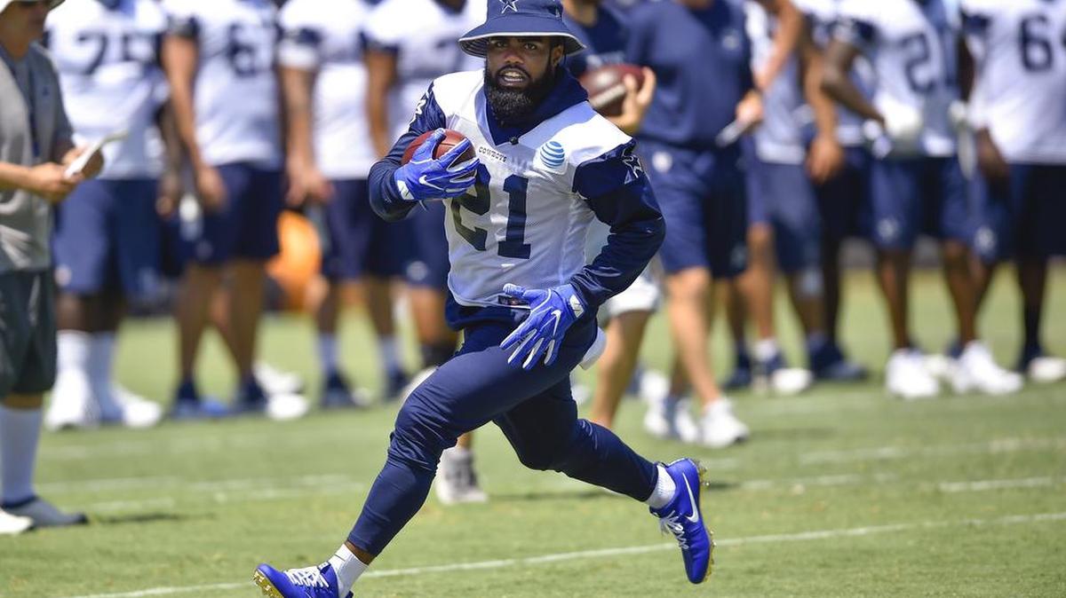 Ezekiel Elliott is all business on the field even with off-field drama.
