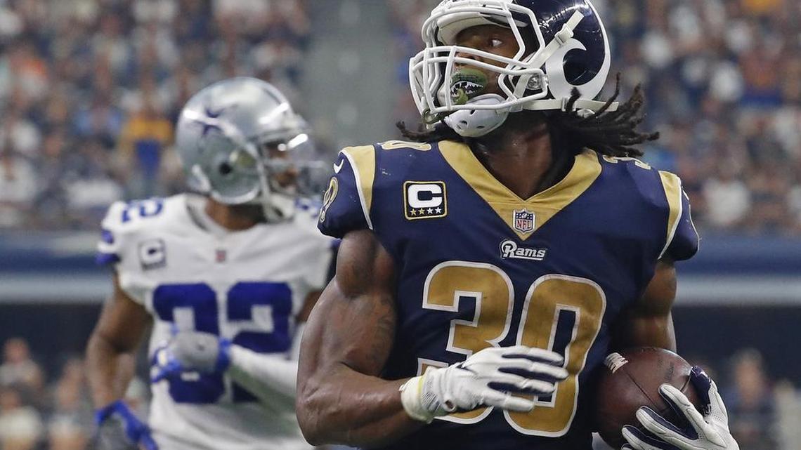 Todd Gurley had a career-best 215 yards from scrimmage against the Dallas Cowboys.