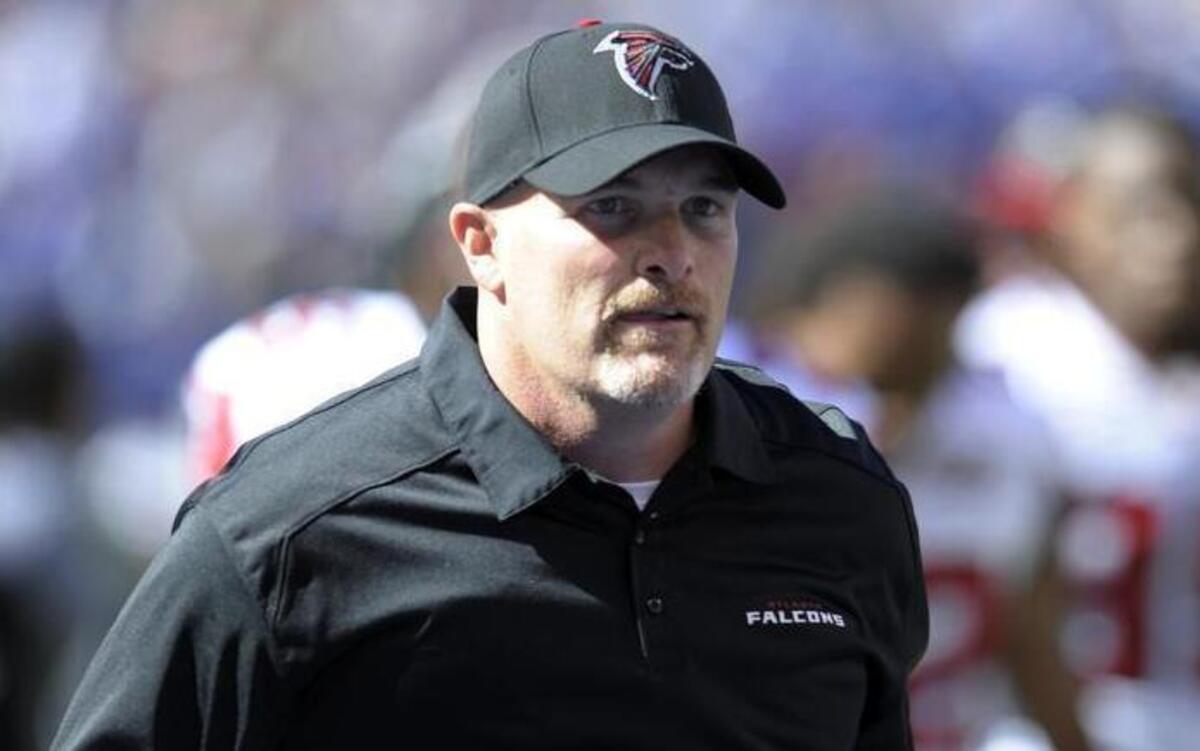 
Atlanta coach Dan Quinn has the Falcons unbeaten at 2-0.
