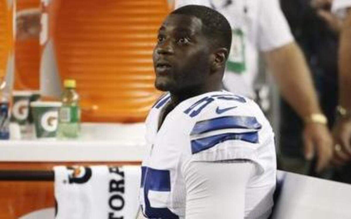 
Rolando McClain lost his home to an “intentionally set” fire in December. (AP Photo/Brandon Wade)
