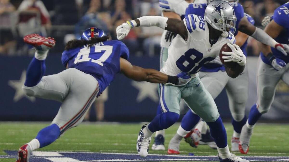 Dallas Cowboys owner Jerry Jones says if Dez Bryant can run and cut this week, he’ll play against the New York Giants Sunday. Bryant is recovering from foot surgery.