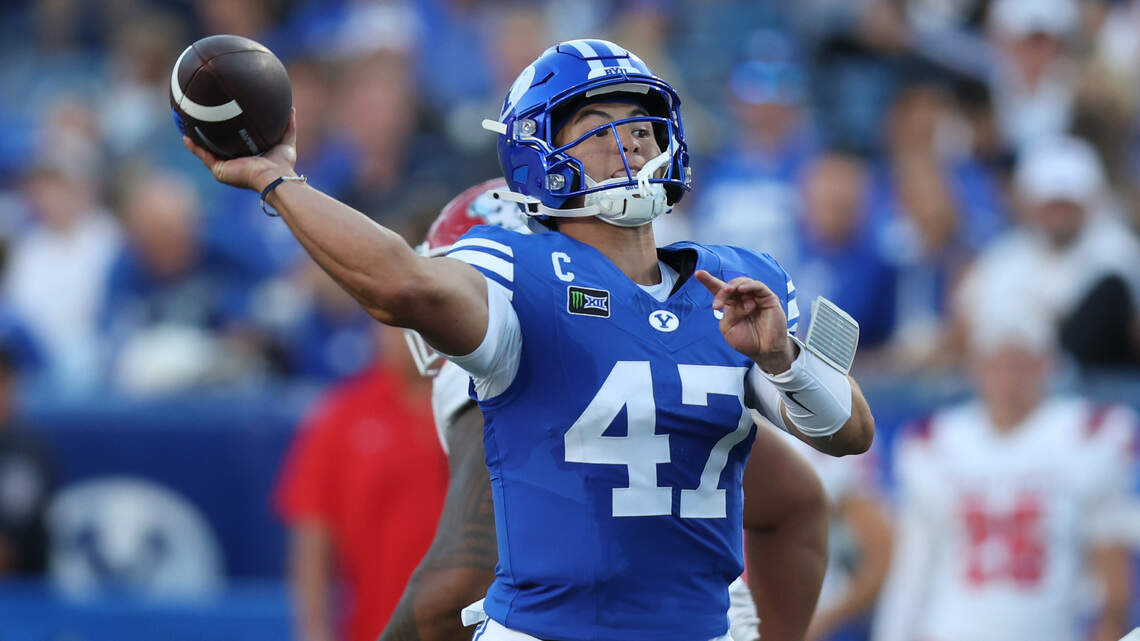 Why does BYU’s quarterback wear No. 47? You have to ask his dad