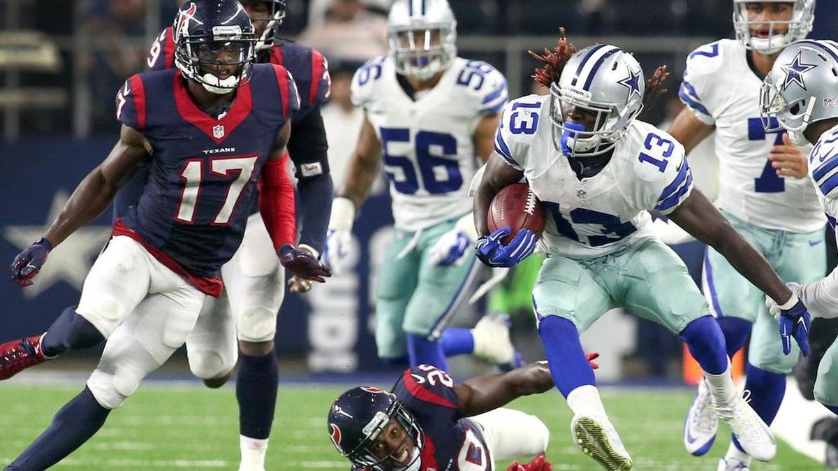 Rookie Lucky Whitehead has flashed some potential on a few punt returns.