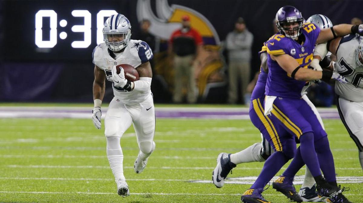 Cowboys running back Ezekiel Elliott (21) leads Pro Bowl voting.